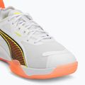 Scarpe da pallamano PUMA Eliminate Nitro 4 Game On puma white/glowing red/ultra blue 7