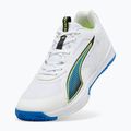 Scarpe da pallamano PUMA Accelerate Turbo 4 Game On puma white/glowing red/ultra blue 10