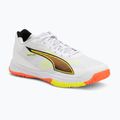 Scarpe da pallamano PUMA Accelerate Turbo 4 Game On puma white/glowing red/ultra blue
