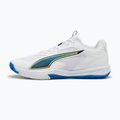 Scarpe da pallamano PUMA Accelerate Pro 4 Game On puma white/glowing red/ultra blue 8