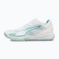 Scarpe da pallamano PUMA Accelerate Pro 4 Game On puma white/baltic sea blue/fresh water