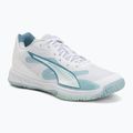 Scarpe da pallamano PUMA Accelerate Pro 4 Game On puma white/baltic sea blue/fresh water