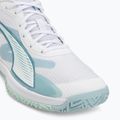Scarpe da pallamano PUMA Accelerate Pro 4 Game On puma white/baltic sea blue/fresh water 7