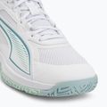Scarpe da pallamano PUMA Accelerate Pro 4 Game On puma white/baltic sea blue/fresh water 7