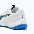 Scarpe da pallamano junior PUMA Accelerate 4 Game On Jr Puma White/Glowing Red/Ultra Blue 13