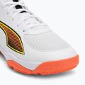 Scarpe da pallamano junior PUMA Accelerate 4 Game On Jr Puma White/Glowing Red/Ultra Blue 7