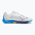 Scarpe da pallamano PUMA Vantage Nitro Game On puma white/glowing red/ultra blue 9