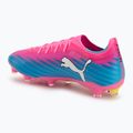 Scarpe da calcio PUMA Ultra 6 Match FG/AG poison pink/puma white/sun stream/bright aqua/puma black 3