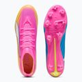 Scarpe da calcio PUMA Ultra 6 Match FG/AG poison pink/puma white/sun stream/bright aqua/puma black 5