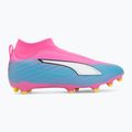 Scarpe da calcio per bambini PUMA Ultra 6 Match+ LL FG/AG Jr poison pink/puma white/sun stream/bright aqua/puma black 2