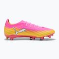 Scarpe da calcio PUMA Ultra 6 Pro FG/AG poison pink/puma white/sunstream/bright aqua/puma black 2