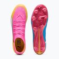 Scarpe da calcio PUMA Ultra 6 Pro FG/AG poison pink/puma white/sunstream/bright aqua/puma black 5