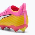 Scarpe da calcio per bambini PUMA Ultra 6 Pro Jr FG/AG poison pink/puma white/sunstream/bright aqua/puma black 5