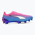 Scarpe da calcio PUMA Ultra 6 Ultimate FG poison pink/puma white/sun stream/bright aqua/puma black 2