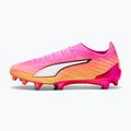 Scarpe da calcio PUMA Ultra 6 Ultimate FG poison pink/puma white/sun stream/bright aqua/puma black