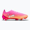 Scarpe da calcio PUMA Ultra 6 Ultimate FG poison pink/puma white/sun stream/bright aqua/puma black 2