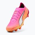 Scarpe da calcio PUMA Ultra 6 Ultimate FG poison pink/puma white/sun stream/bright aqua/puma black 4