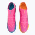 Scarpe da calcio PUMA Ultra 6 Match + FG/AG poison pink/puma white/sun stream/bright aqua/puma black 5