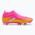 Scarpe da calcio PUMA Ultra 6 Match + FG/AG poison pink/puma white/sun stream/bright aqua/puma black 2