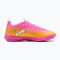Scarpe da calcio per bambini PUMA Ultra 6 Play TT Jr poison pink/puma white/sun stream/bright aqua/puma black 2
