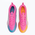 Scarpe da calcio per bambini PUMA Ultra 6 Play TT Jr poison pink/puma white/sun stream/bright aqua/puma black 5