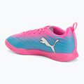 Scarpe da calcio per bambini PUMA Ultra 6 Play It Jr poison pink/puma wht/sun stream/bright aqua/puma blk 3