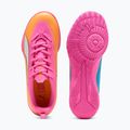 Scarpe da calcio per bambini PUMA Ultra 6 Play It Jr poison pink/puma wht/sun stream/bright aqua/puma blk 4