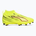 Scarpe da calcio junior PUMA Ultra 6 Match+ LL FG/AG Jr yellow alert/puma black/glowing red/lime squeeze 2