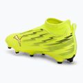 Scarpe da calcio junior PUMA Ultra 6 Match+ LL FG/AG Jr yellow alert/puma black/glowing red/lime squeeze 3