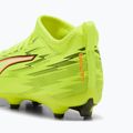 Scarpe da calcio junior PUMA Ultra 6 Match FG/AG Jr yellow alert/puma black/glowing red/lime squeeze 8