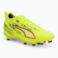 Scarpe da calcio junior PUMA Ultra 6 Match FG/AG Jr yellow alert/puma black/glowing red/lime squeeze