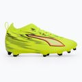 Scarpe da calcio junior PUMA Ultra 6 Match FG/AG Jr yellow alert/puma black/glowing red/lime squeeze 2