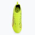 Scarpe da calcio junior PUMA Ultra 6 Match FG/AG Jr yellow alert/puma black/glowing red/lime squeeze 5