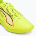 Scarpe da calcio junior PUMA Ultra 6 Play TT Jr yellow alert/puma black/glowing red/lime squeeze 7