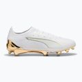 Scarpe da calcio PUMA Ultra 6 Ultimate FG puma white/metallic gold/puma black 9