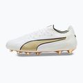 Scarpe da calcio PUMA King 20 Ultimate Fg/Ag puma white/metallic gold/puma black