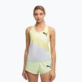 Maglia da running da donna PUMA Lightspeed Ultraweave Graphic Singlet silver mist