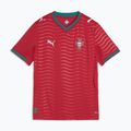 Maglietta da calcio per bambini PUMA FPF Portogallo Home Jersey Replica Club Jr rossa/verde