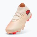 Scarpe da calcio PUMA Future 9 Match FG/AG sugared almond/puma white/ultra red/puma black 4