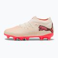 Scarpe da calcio bambino PUMA Future 9 Pro FG/AG Jr sugared almond/puma white/ultra red/puma black