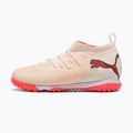 Scarpe da calcio bambino PUMA Future 9 Match TT+ Mid Jr sugared almond/puma white/ultra red/puma black