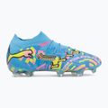Scarpe da calcio PUMA Future 9 Ultimate Advanced Level FG puma white/blue glimmer/pink glimmer/yellow alert 2