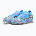 Scarpe da calcio PUMA Future 9 Ultimate Advanced Level FG puma white/blue glimmer/pink glimmer/yellow alert 3