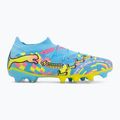 Scarpe da calcio PUMA Future 9 Match Advanced Level FG/AG puma white/blue glimmer/pink glimmer/yellow alert 2