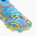 Scarpe da calcio PUMA Future 9 Match Advanced Level FG/AG puma white/blue glimmer/pink glimmer/yellow alert 7