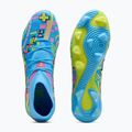 Scarpe da calcio PUMA Future 9 Match Advanced Level FG/AG puma white/blue glimmer/pink glimmer/yellow alert 3