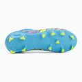 Scarpe da calcio bambino PUMA Future 9 Match Advanced Level FG/AG Jr puma white/blue glimmer/pink glimmer/yellow alert 4