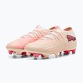 Scarpe da calcio PUMA Future 9 Ultimate Low FG sugared almond/puma white/ultra red/puma black 3