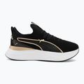 Scarpe da donna PUMA Softride Sabrina Polished Chrome puma black/puma white/puma gold 2