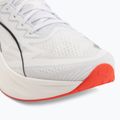 Scarpe da corsa uomo Puma Deviate Pure Nitro puma white/ultra red 7